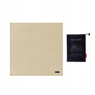 Ohňovzdorná vonkajšia deka na grilovanie Ohňovzdorná prikrývka na trávnik 80 cm x 80 cm